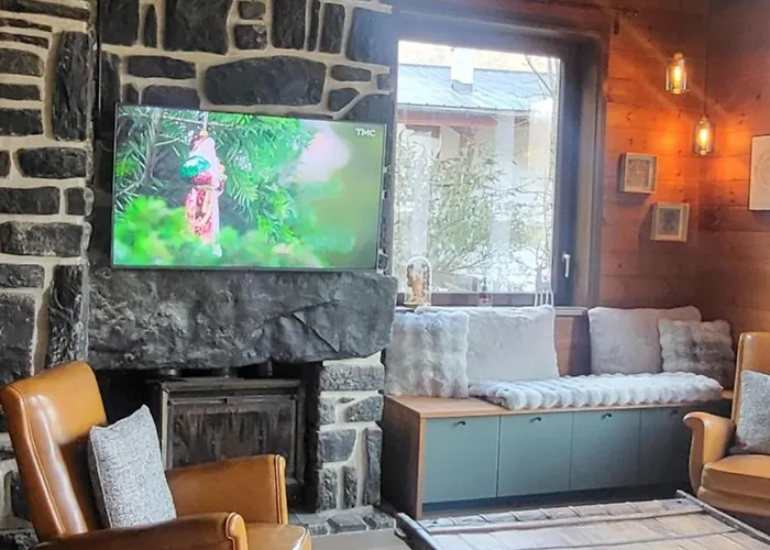 木屋 Otsoak Prive 3 6 Personnes Avec Grande Terrasse, Garage Couvert, Vue Montagnes A St Lary Village