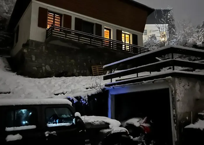 Alpehytte Otsoak Prive 3 6 Personnes Avec Grande Terrasse, Garage Couvert, Vue Montagnes A St Lary Village Saint-Lary-Soulan